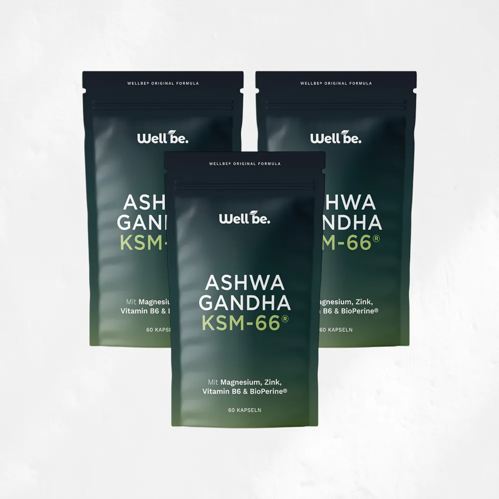 3 Packungen Wellbe Ashwagandha