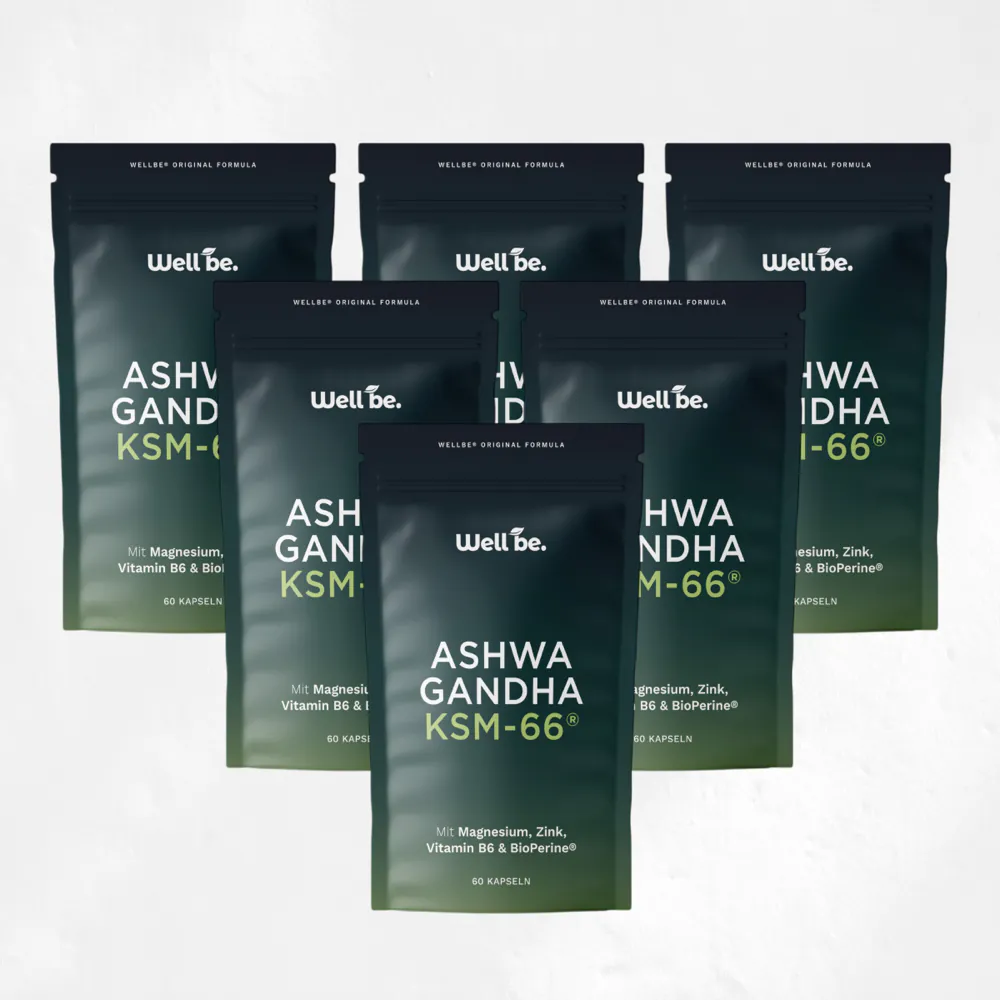 6 Packungen Wellbe Ashwagandha