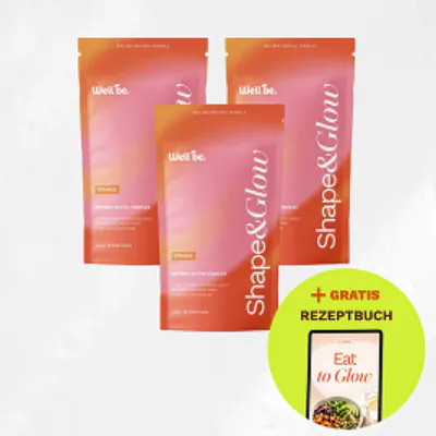 3 Packungen wellbe Shape & Glow