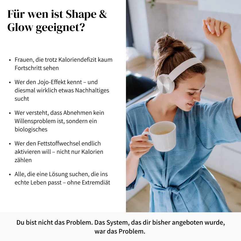 wellbe Shape & Glow Zubereitung